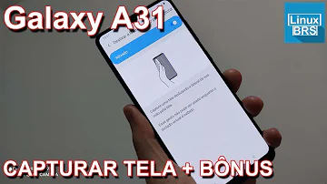 Como capturar tela no A31?