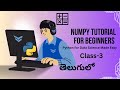 Numpy Tutorial for Beginners - 3