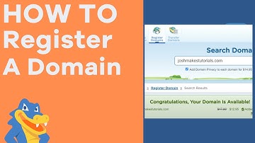 How to Register a Domain Name - HostGator Tutorial