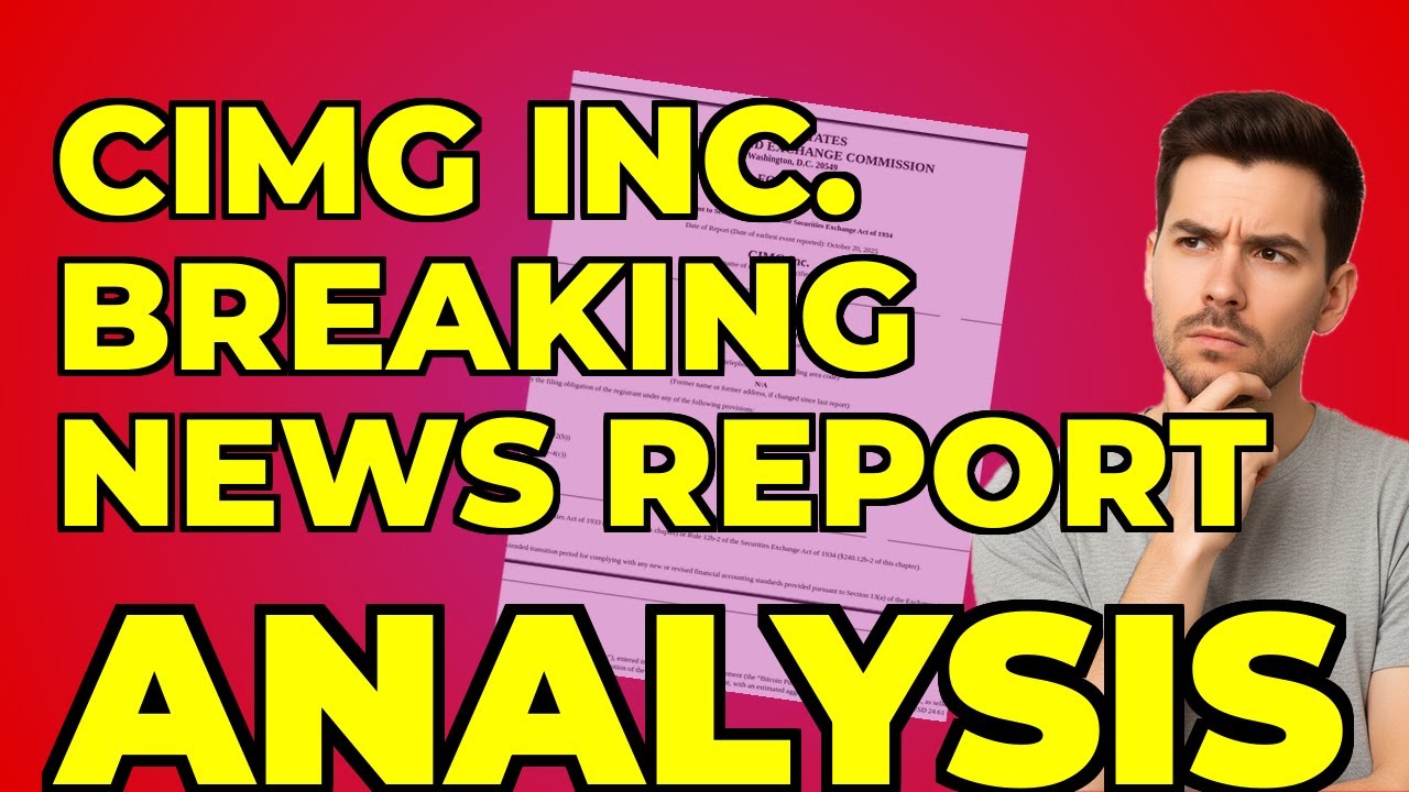 My Take on CIMG Inc's Bitcoin & Bank Deal Strategy