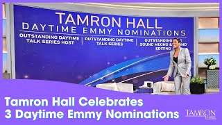 Tamron Hall Celebrates 3 Nominations for the 2024 Daytime Emmy Awards