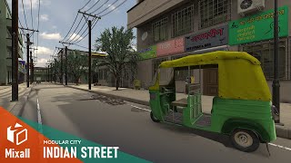 Indian Street - modular city | Unity | Unreal | Assetstore