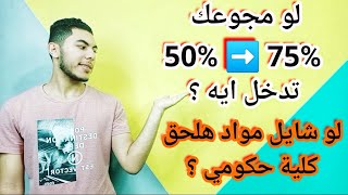 أعرف مجموعك يدخلك كلية ايه بالتفصيل. تنسيق مرحلة تانية وتالتة جميع الشعب ثانوية عامة 2021