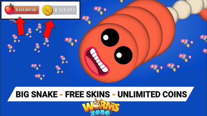 Worms Zone.io v5.3.1 MOD APK (Unlimited Coins/Skins Unlocked) Download