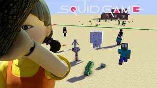 SQUID GAME | Green Light, Red Light Challenge | Funny Minecraft Animation