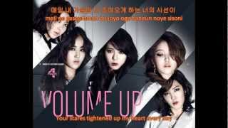 4Minute - Volume Up [Eng+Rom+Han] Lyrics