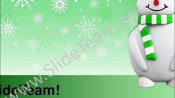 Snowman With Christmas Background Holidays PowerPoint Templates PPT Backgrounds  1112 Slides Backgrounds