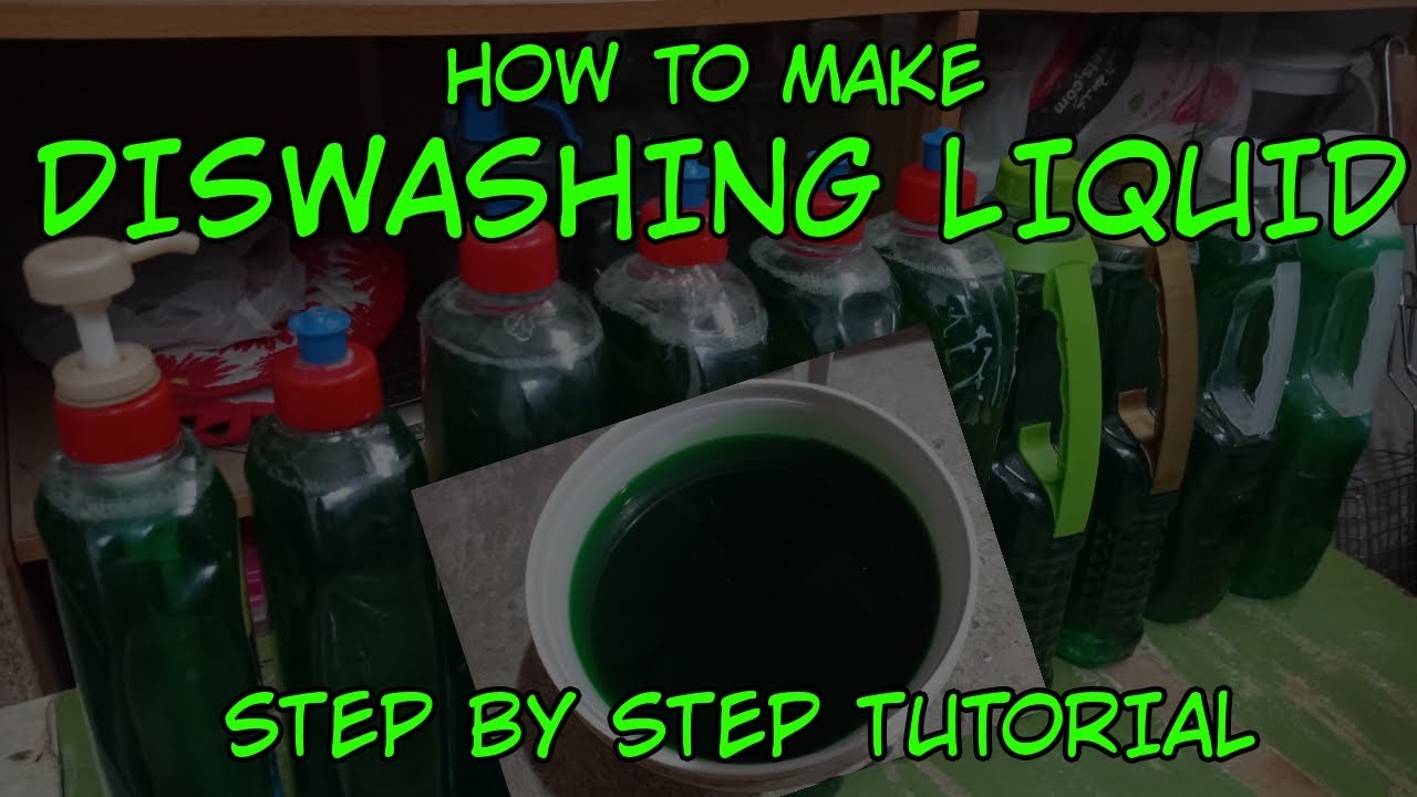 Paano Gumawa Ng Dishwashing Liquid Step by Step Tutorial - YouTube