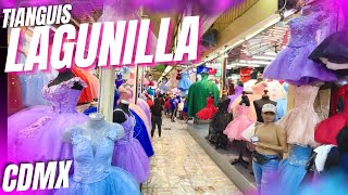 🇲🇽 CDMX Tianguis LAGUNILLA ▶ El mercado + FAMOSO en MÉXICO 🛒 MERCADO PULGAS 🔴 MARKET CITY 😱 🇲🇽