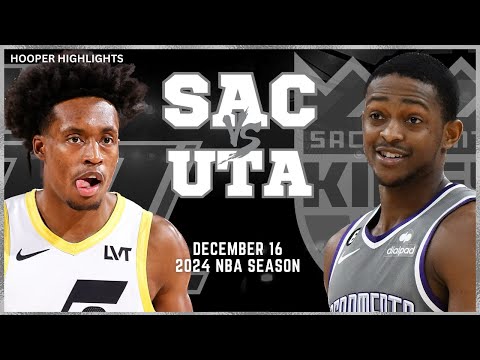 Sacramento Kings vs Utah Jazz Full Game Highlights | Dec 16 | 2024 NBA Season