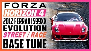 In this video i show you how to complete your own 'fastest car' x
class base tune for the 2012 ferrari 599xx evolution. from there can
adjust own...