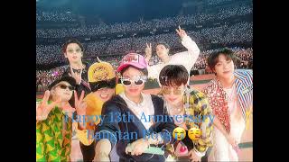 13 years, 7 stars, 1 family. Thank you BTS for every memory, song, and purple moment. 💜✨