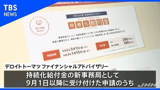 持続化給付金で約５億円を誤給付  給付要件満たさない申請に