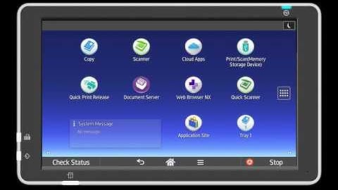 Smart Operation Panel – Print / Scan Memory Storage Device
