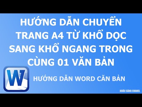 Video: Cách Thêm Thanh Dọc