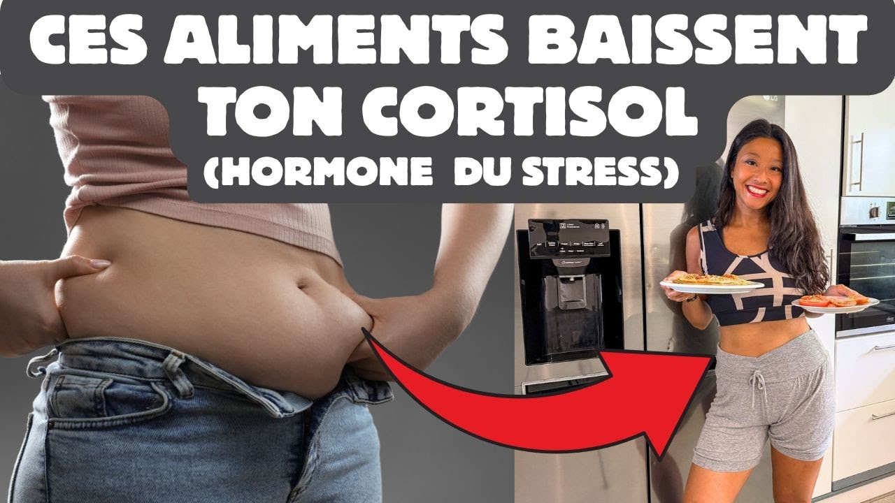 5 aliments qui réduisent le CORTISOL (hormone du stress) & la graisse du ventre naturellement en2025