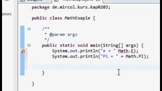 [02.3 JPK] Die Klasse java.util.Math