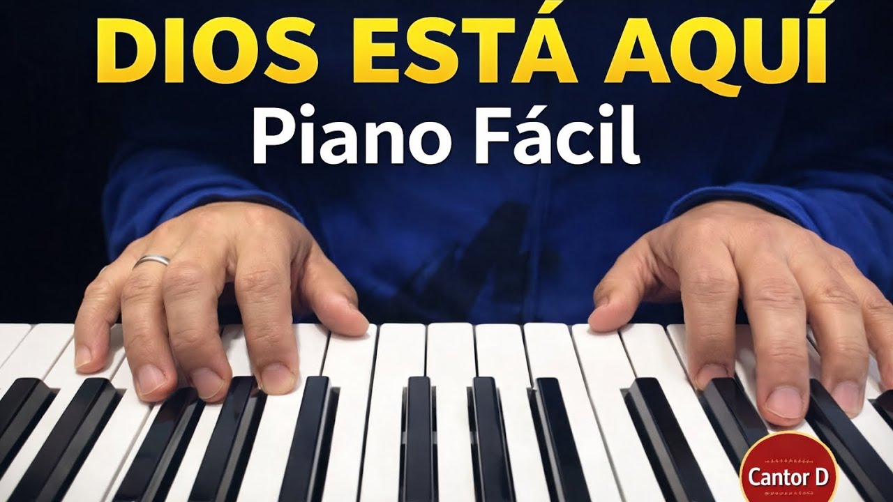 Dios está aquí Tutorial Piano - YouTube