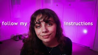 ASMR | Follow My Instructions for Sleep  Eyes Closed (no thoughts allowed)