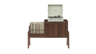 Review: Crosley Luna Record Player Cabinet – Turntable Stand & Vinyl Storage (Walnut)