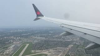 Air Canada Boeing 737 MAX 8 Landing At Toronto Pearson International Airport