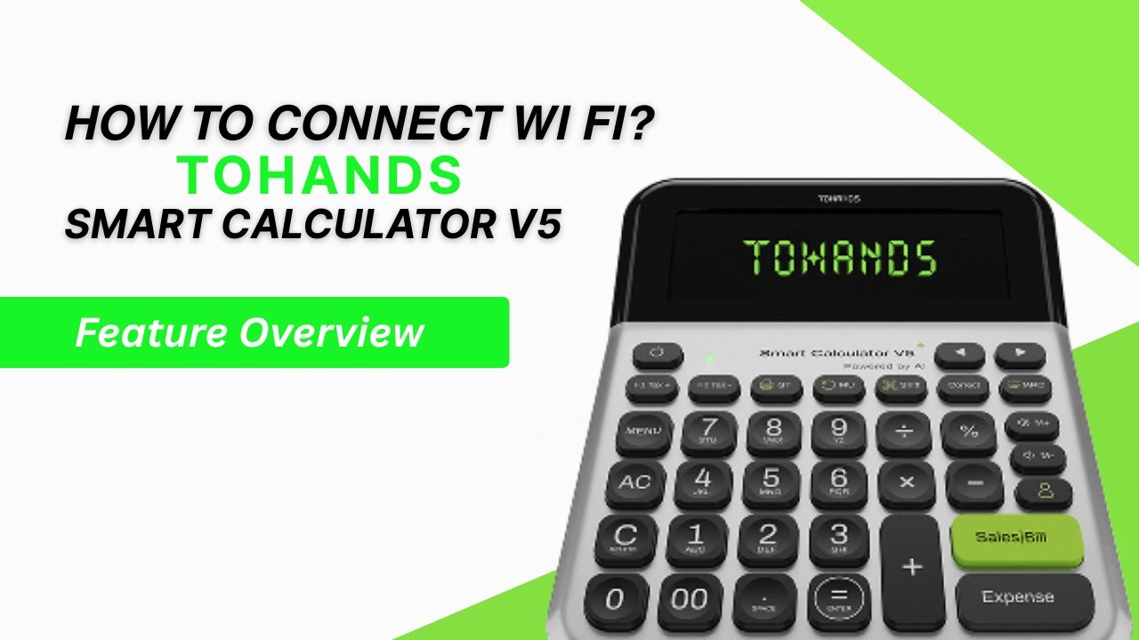 How to connect Tohands smart calculator with WIFI | Full tutorial