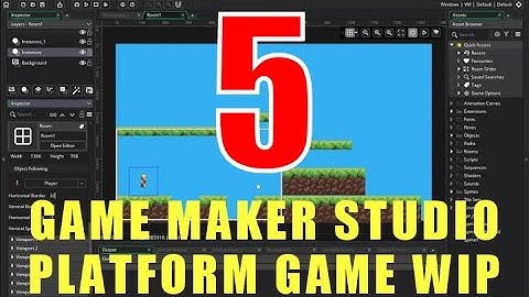 Game Maker Studio Live Demonstration Showing How To Make A Simple Platform Game Part 5