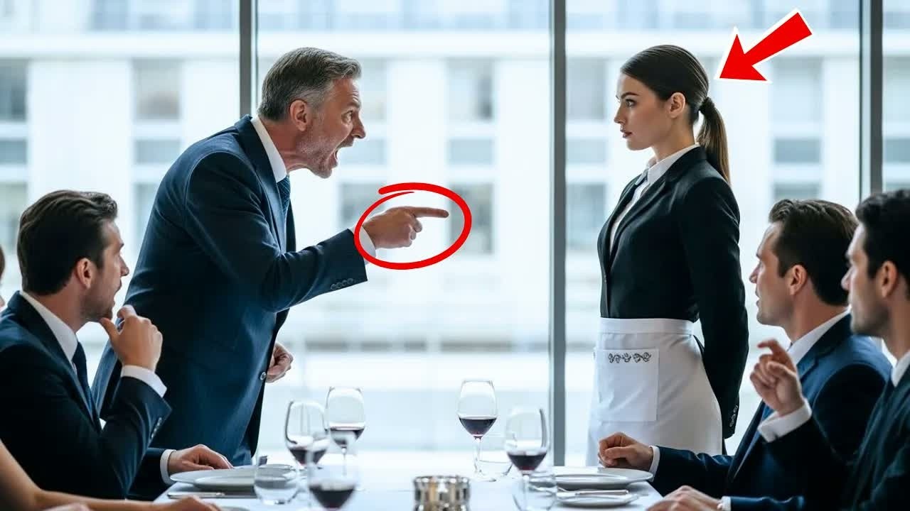Il Milionario Urlò Alla Cameriera, Ma La Sua Risposta Gelò L’Intero Ristorante In Silenzio Total