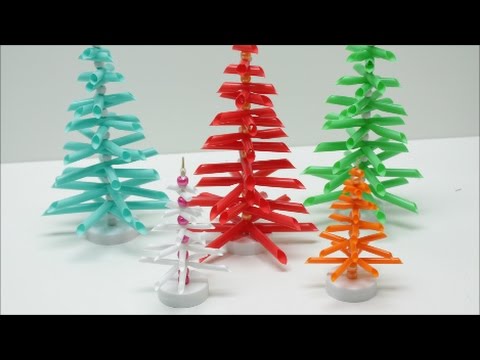 Рождественская елка из пластиковых бутылок