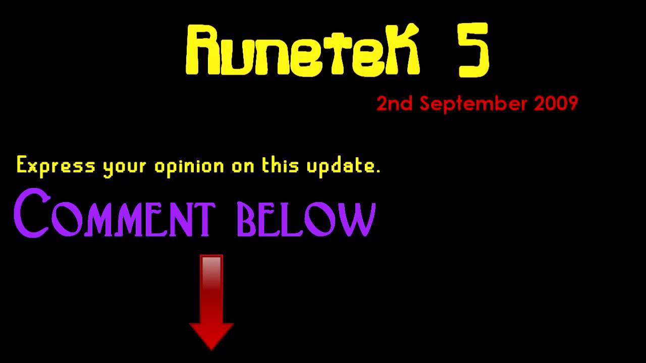 [HD]Runescape: Express yourself (Runetek 5 Update) - YouTube