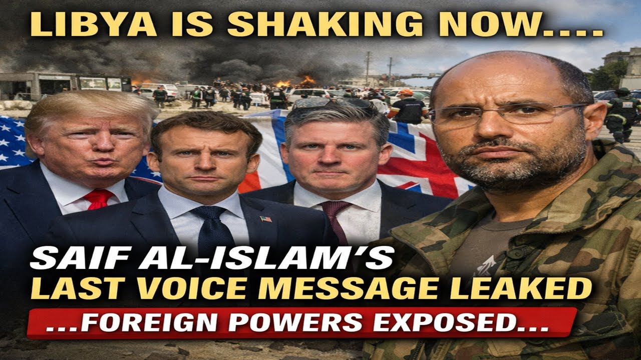 Ливия разделена: последнее голосовое послание Саифа аль-Ислама Каддафи раскрывает все карты.