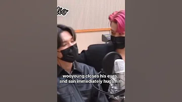 Ateez San Is Worried About Wooyoung Because He Looks Sick Choisan Wooyoung Ateezshorts Woosan 