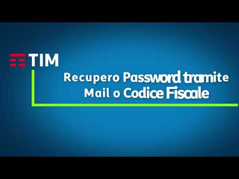 Recupero password dell’account MyTIM