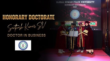 Dr. Santhosh Kumar SV Honored at Pride of Nation Awards | Celebrating Visionary Leadership