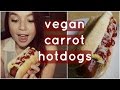 Vegan Carrot Hotdogs // Recipe + Taste Test