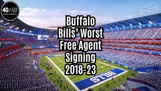 Worst Buffalo Bills Free Agent Signing from 2018-2023