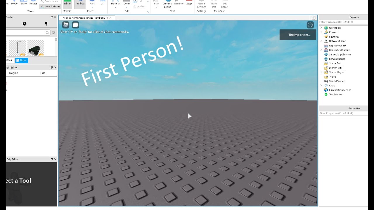 How To Make Your Roblox Game Locked In First Person Easiest Way Youtube - how to add first person lock in a roblox game