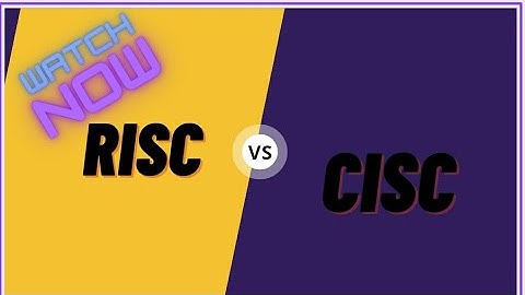 RISC and CISC architecture #risc#cisc#8051 \\ risc vs cisc