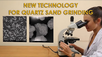 Quartz sand milling in a vortex layer of ferromagnetic particles