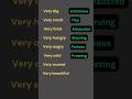 Upgrade Your English Vocabulary Instantly: Stop Saying “Very” ❌ #shorts #englishlanguage