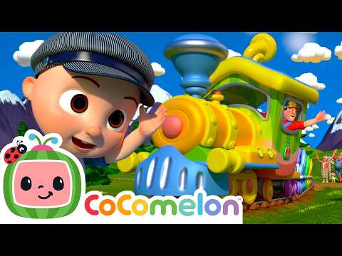 Wave To The Train Song! 🎤 CoComelon Kids Adventures 🎤 Sing and Dance Along