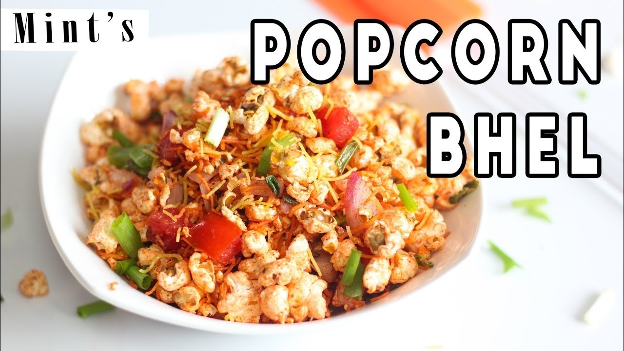 5 Minutes Popcorn Bhel Recipe In Hindi - Evening Snacks Recipes | MintsRecipes