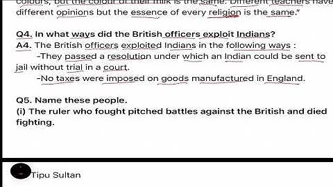 Class 8 Chapter 3 Question Answers (Working With The Text) Glimpses of the Past