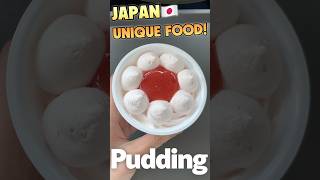 Unique Strawberry Milk Pudding！🍓Japan Supermarket food🌈#strawberry #pudding #dessert #shorts #asmr