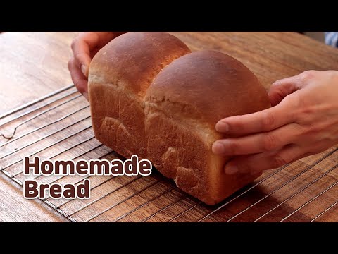 How to make super soft homemade bread without egg  easy hand kneading