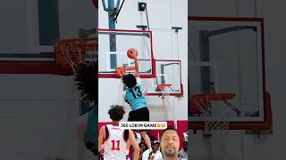 This alley oop was wild