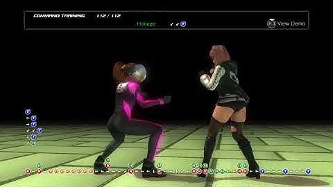 Dead Or Alive 5 Last Round: Honoka Command Training