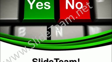Computer Keyboard With Yes No Keys PowerPoint Templates ppt Themes 1012 Slides Backgrounds