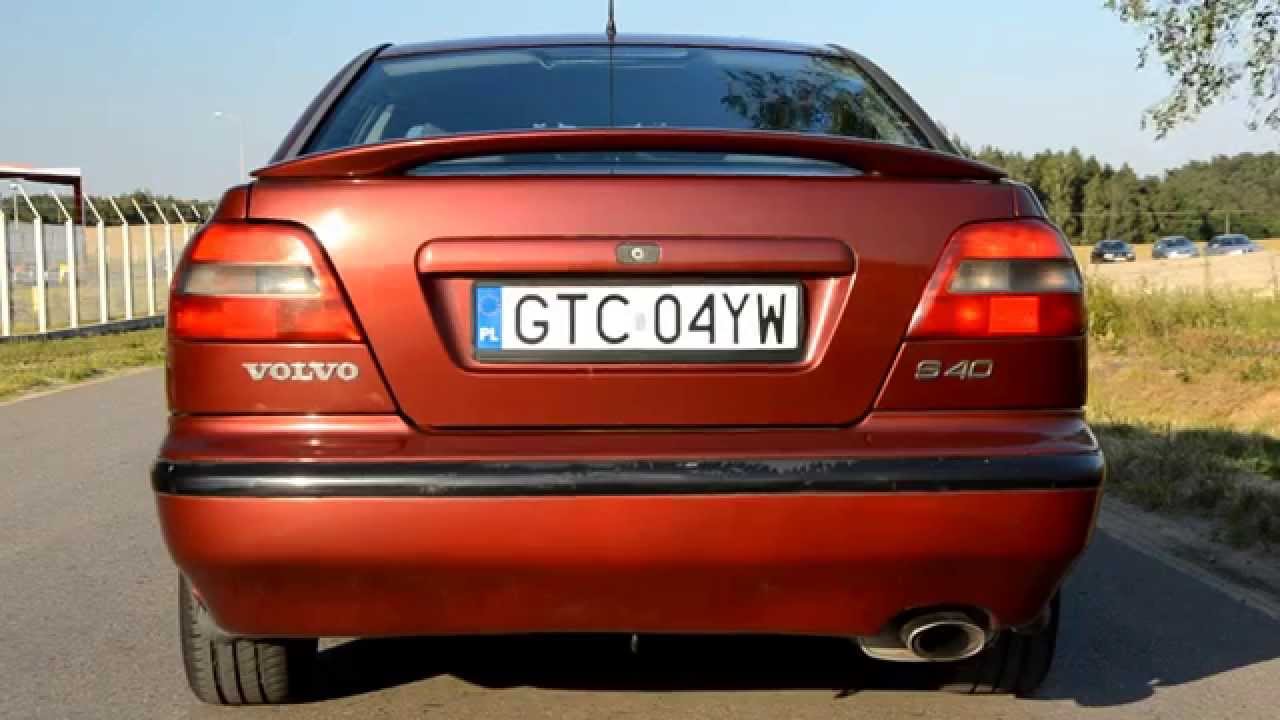 Volvo S40 2.0 Turbo Dźwięk Wydech Start - Youtube