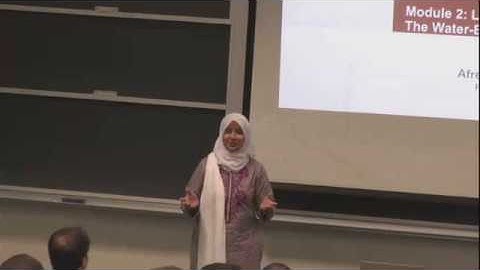 Module 2 Lecture 3: Applied Systems Analysis: Water-Energy-Food Nexus(Dr. Afreen Siddiqi)